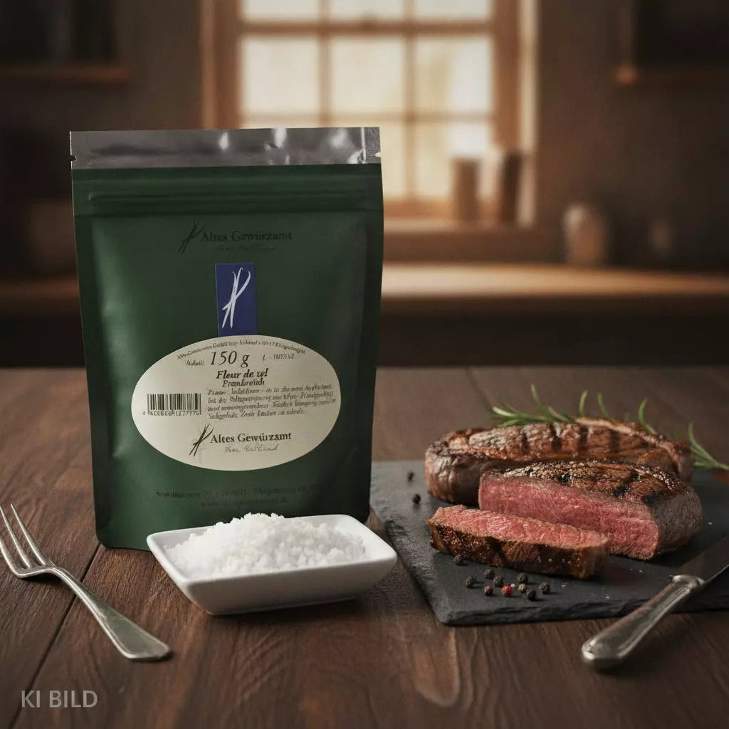 Altes Gewürzamt – Fleur de Sel – Handgeschöpfte französische Salzblume
